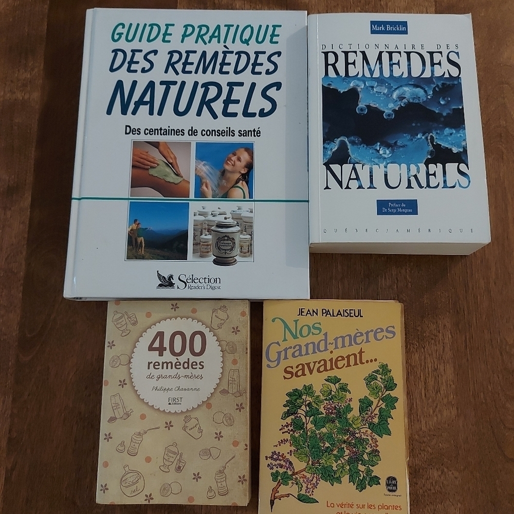 Remèdes Naturels et Remèdes de Grand Mères livres en français plantes